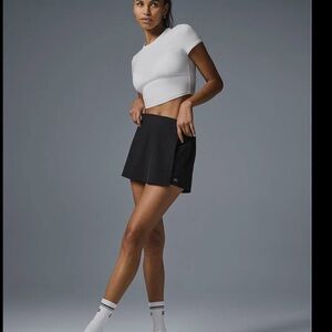 ALO Yoga Black Clubhouse Skort Size M